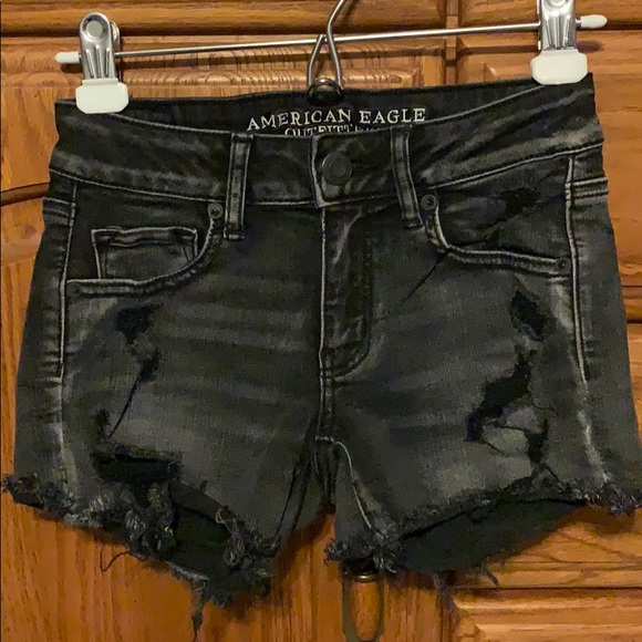 American Eagle Outfitters Black Shorts Size 0